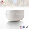 Geschirr Geschirr weiß Keramik stapelbar personalisierte Suppenschüssel